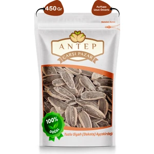 Antep Çarşı Pazar Siyah Tuzlu Ayçekirdeği (Dakota) Kavrulmuş  450 gr