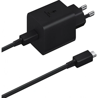 Samsung EP-T4510X Type C Süper Hızlı 45 Watt Ev Şarj Cihazı Kablo Dahil Galaxy