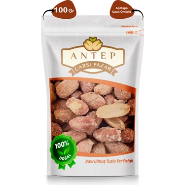 Antep Çarşı Pazar Tuzlu Yer Fıstığı İçi  100