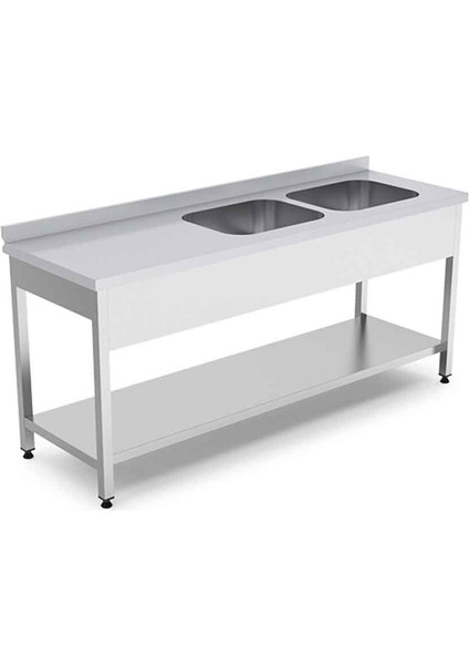 EMP.E.72085-2ET-R 2 Evyeli Tezgah Sağ 200X70X85 cm