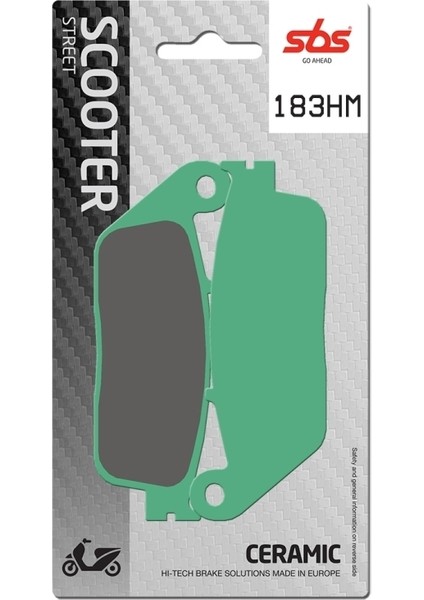 183 HM SUZUKİ BURGMAN 650 SERAMİK ÖN FREN BALATA