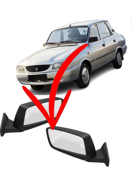 Dacia 1310 1310L Sağ ve Sol Dikiz Aynası Takımı Seti Dokunmatik