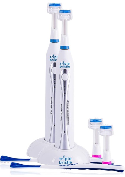 Orijinal Sonic Diş Fırçası - Şarj Edilebilir Diş Fırçası - 2 Adet