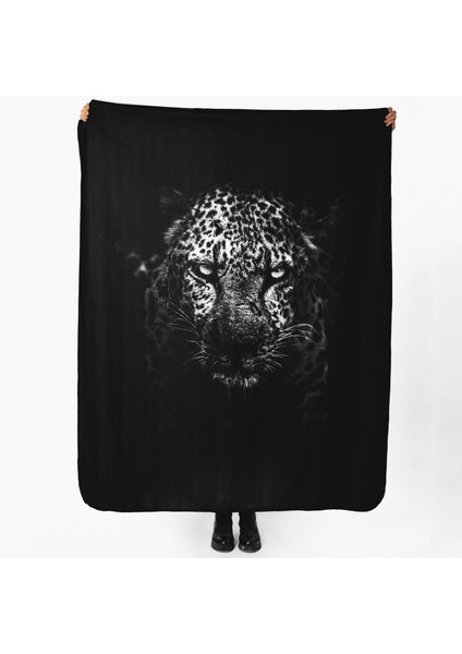 Black Leopard Polar Tv Battaniyesi
