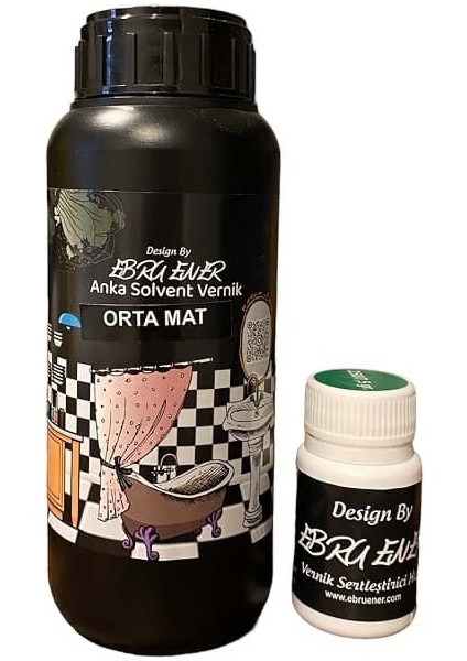 Anka Solvent Vernik Orta Mat 250 gr