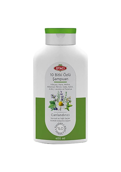 10 Bitki Özlü Canlandırıcı Şampuan 400 ml