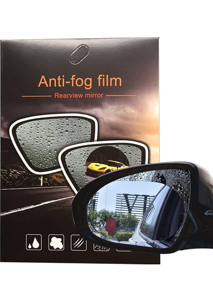 Araç Ayna ve Cam Buğu Önleyici ve Yağmur Kaydırıcı Film
