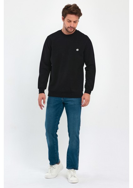 Doubleface Bisiklet Yaka Sweatshirt RD24KE055481