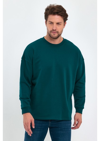 3 İplik Şardonsuz Bisiklet Yaka Sweatshirt RD24KE055407 modelleri