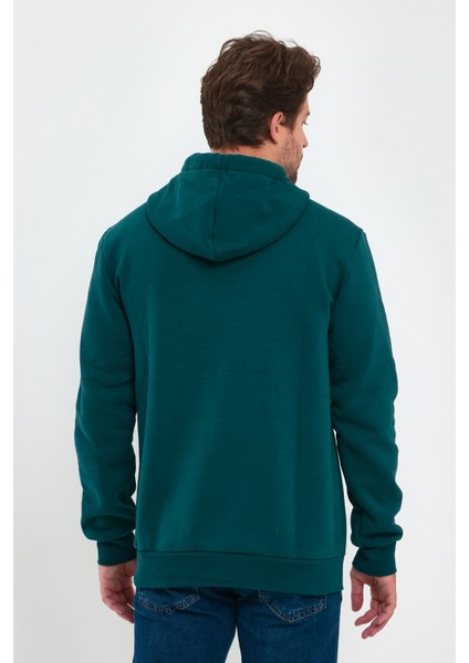 3 Ip Şardonlu Kapuşonlu Cepsiz Sweatshirt RD24KE054902