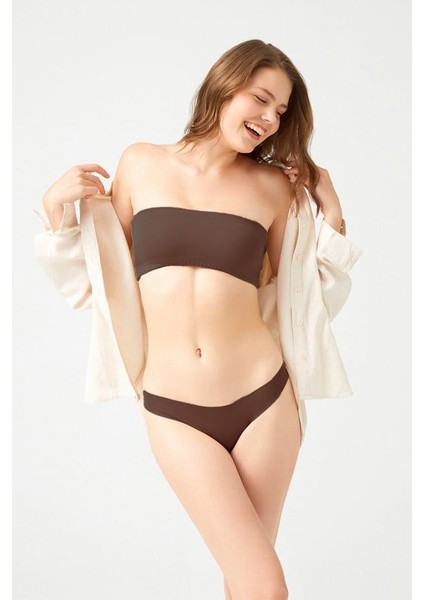 Lazer Kesim Kadın Bikini Külot 3'lü Paket-2