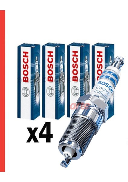 Nissan Primera (P12) 1.6 1.8 2.0 Bosch Çift Iridyum Buji 2002-2008 4 A