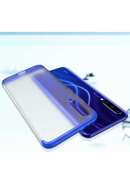 Xiaomi Mi A3 Kılıf Şeffaf Mat Görünümlü Transparan Tasarımlı Kapak (Nili)