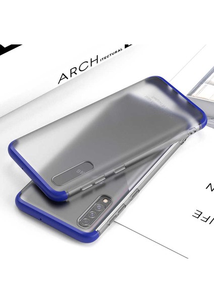 Samsung Galaxy A50 Kılıf Şeffaf Mat Görünümlü Transparan Tasarımlı Kapak (Nili) fiyatları