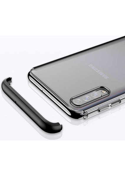 Samsung Galaxy A50 Kılıf Şeffaf Mat Görünümlü Transparan Tasarımlı Kapak (Nili) indirimleri