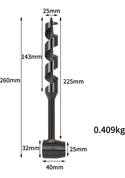 Ahşap Hayatta Araçları Sırt Çantası Için Spiral Kazaner 2.5CM-26CM (Yurt Dışından) fiyatları