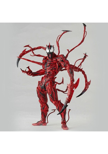 Marvel Venom Carnage Anime Figure Toys 18 cm Film Venom 2 Carnage Bjd Figure Model Collection Toys Christmas Gift For Children (Yurt Dışından)