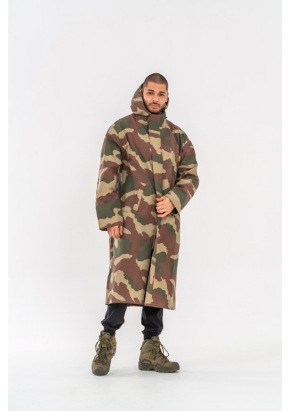 Balıkçı Tipi Kapüşonlu Panço Yağmurluk-601