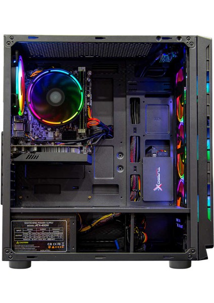 TX3976 Intel Core I7 4770 16GB Ram 512GB Nvme 4gb GTX750TI Gddr5 27 Curved Rgb Sistem Freedos Oyun Bilgisayarı