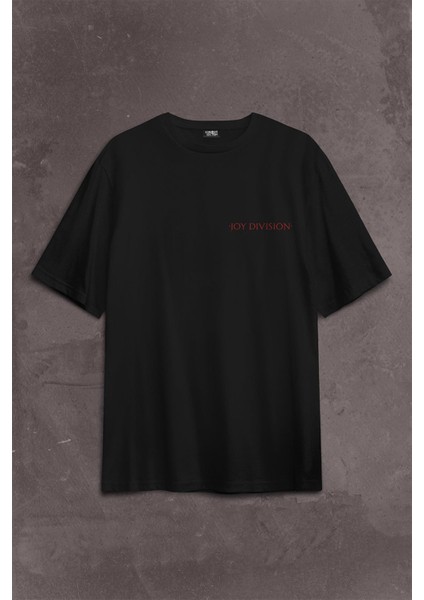 Joy Division Ian Curtis 90S Rock Punk Uk Sırt Ön Baskılı Oversize Tişört T-Shirt