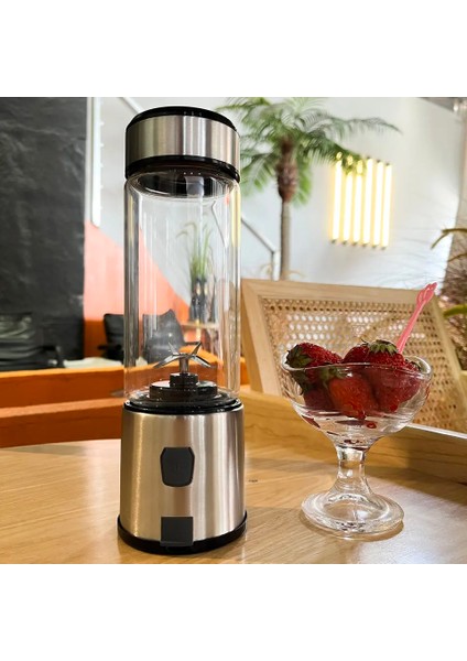 6 Bıçaklı Taşınabilir ve Şarj Edilebilir Meyve Sıkacağı ve Blender Spow