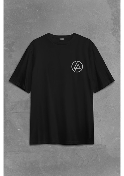 Linkin Park Chster Bennington One More Light Sırt Ön Baskılı Oversize Tişört T-Shirt