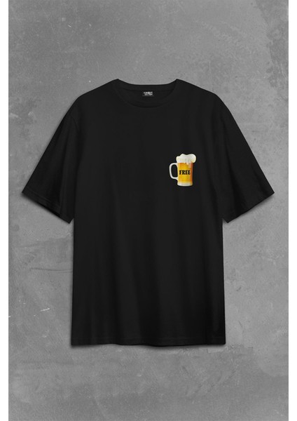 Beer Week Friday Weekend Bira Alkol Hafta Sonu Tatili Sırt Ön Baskılı Oversize Tişört T-Shirt fiyatları