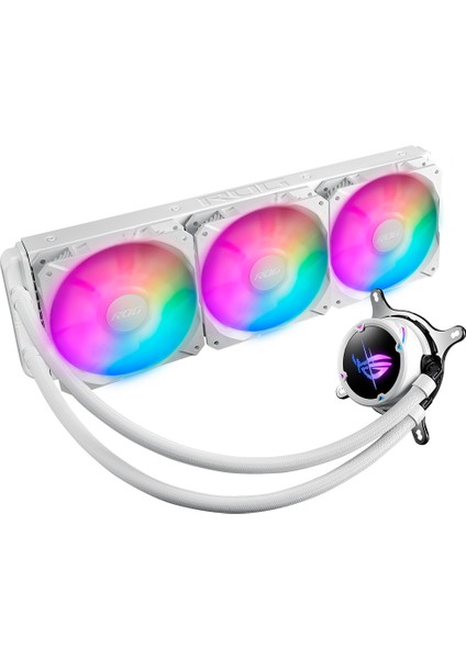 ROG STRIX LC II 360 ARGB AURA SYNC RGB 120MM ADRESLENEBİLİR RGB FAN SIVI CPU SOĞUTUCUSU BEYAZ V3