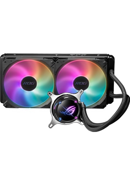 ROG STRIX LC II 280 ARGB AURA SYNC DUAL ROG 140MM ADRESLENEBİLİR RGB FAN SIVI CPU SOĞUTUCUSU V2