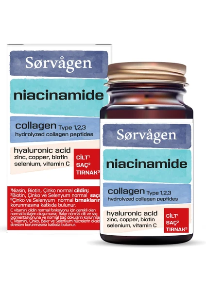 Niacinamide Collagen - Kolajen Hyaluronic Acid Tablet