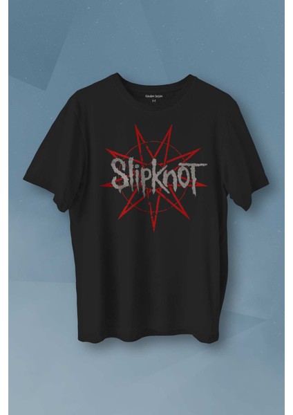 Slipknot Red Yıldız Rock Metal Music Baskılı Tişört T-Shirt