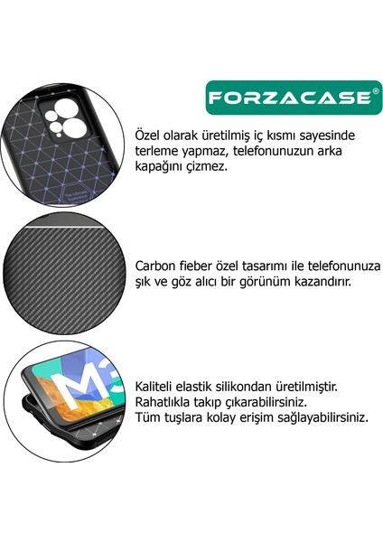 Xiaomi Mix 4 Uyumlu Onix Serisi Carbon Fieber Silikon Kılıf