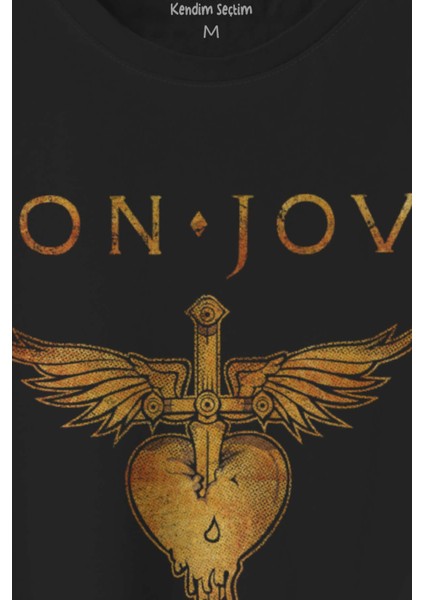 Jon Bon Jovi Music Gitar Rock Müzik Kısa Kollu Baskılı Tişört T-Shirt fiyatları