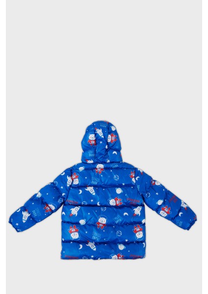 Ekstra Dolgulu İçi Yumuşak Polarlı Kapüşonlu Şişme Mont Erkek Çocuk MONT 5763006 fiyatları