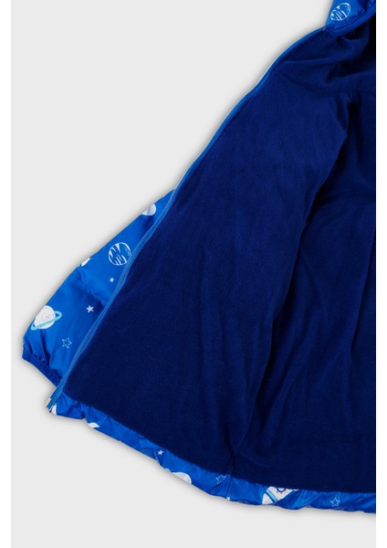 Ekstra Dolgulu İçi Yumuşak Polarlı Kapüşonlu Şişme Mont Erkek Çocuk MONT 5763006 fırsatları