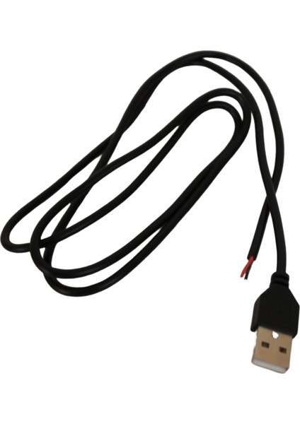 100 cm 2 Amper Ucu Açık USB Kablo USB Erkek Kablo