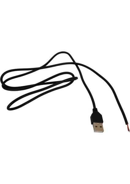 100 cm 2 Amper Ucu Açık USB Kablo USB Erkek Kablo