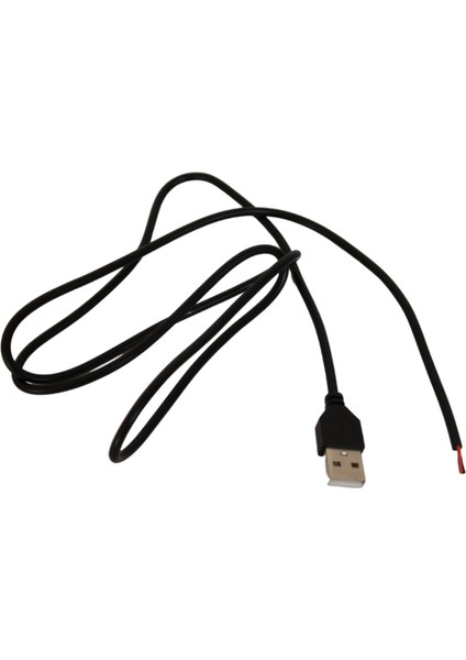 100 cm 2 Amper Ucu Açık USB Kablo USB Erkek Kablo