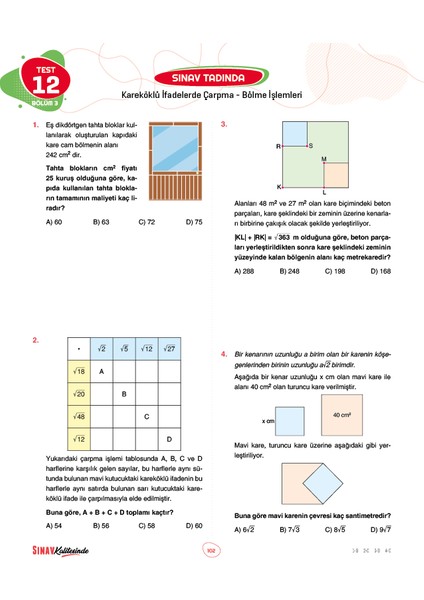 Sınav Yayınları 8. Sınıf LGS Matematik Soru Bankası