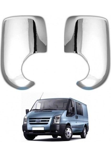 Ford Transit 2003 -2013 Ayna Kapağı Kromu 2 Prç. Abs Krom