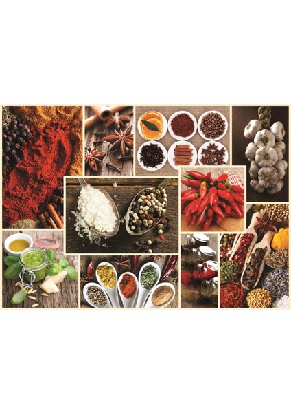 Spices - Collage 1000 Parça Puzzle