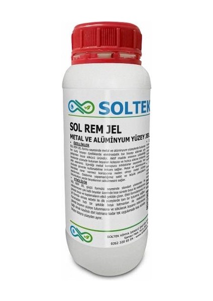En Güçlü Boya Sökücü Jel- Sol Rem Jel