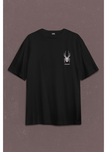 Can-Am Spyder Bombardıier Roadster Örümcek Canam Sırt Ön Baskılı Oversize Tişört T-Shirt