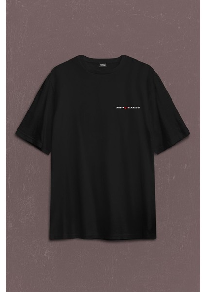 Can-Am Spyder Bombardıier Roadster Örümcek Sırt Ön Baskılı Oversize Tişört T-Shirt