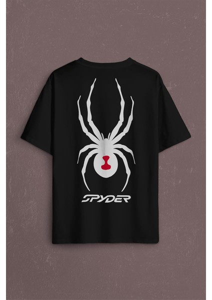 Can-Am Spyder Bombardıier Roadster Örümcek Sırt Ön Baskılı Oversize Tişört T-Shirt fiyatları