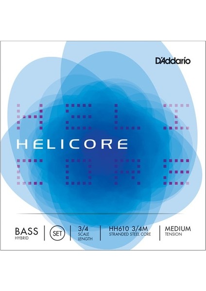 Kontrabas Tel Seti, Helıcore, Hybrıd, 3/4 Scale Le