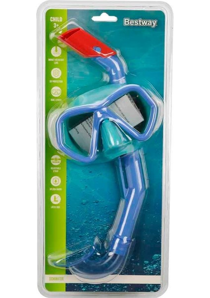 Hydro Swim Maske ve Şnorkel Seti - Mavi fiyatları