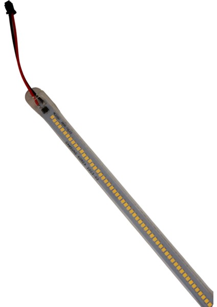 220 Volt 2835 Çubuk LED 30 cm Kasalı Dim Edilebilir Bar LED Gün Işığı 3000-3200K-Şeffaf Cam