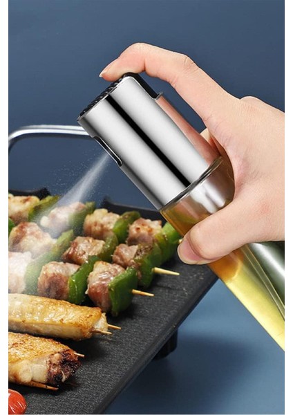Pratik Püskürtmeli Sprey Cam Şişe Zeytinyağı Sirke Yağ Püskürtücü Yağdanlık Airfryer Yağlık Çeyizlik Kolay fiyatları
