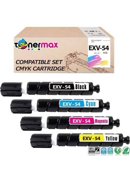 Canon C-Exv-54 Muadil Toner Takım /ımagerunner C3025I / C3125I / C3262I